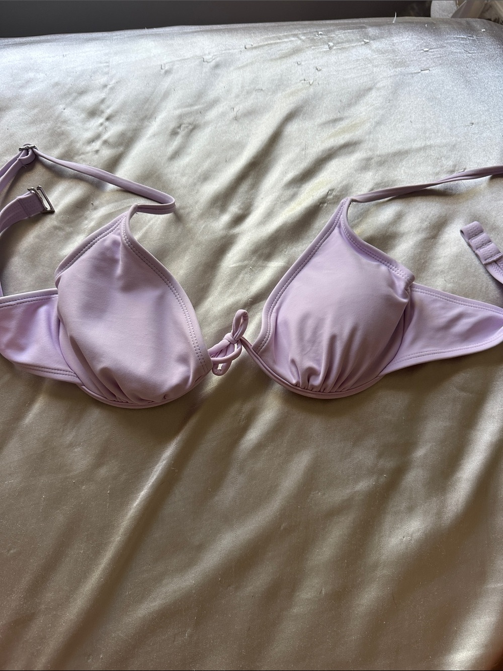wild fable Lilac Triangle Bikini Top